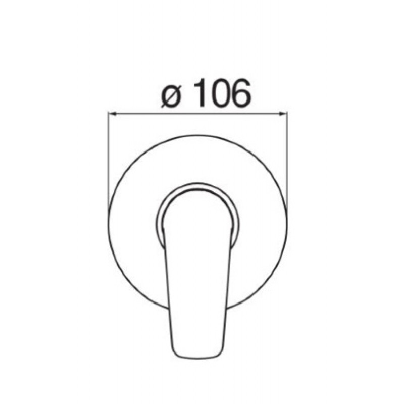 Смеситель для душа Nobili Sky SY97108CR