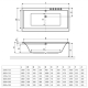 Ванна акрилова RADAWAY Aridea 200x90 WA1-24-200x090U