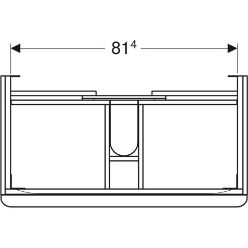 Тумба під умивальник Geberit Smyle Square 900х480 500.354.JR.1