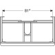 Тумба під умивальник Geberit Smyle Square 900х480 500.354.JR.1