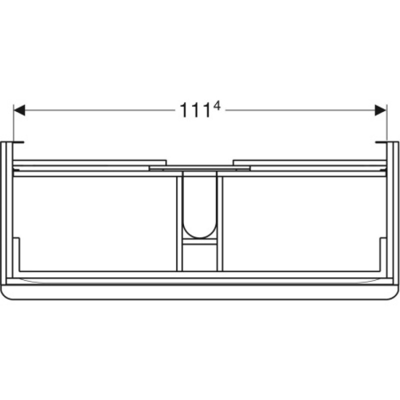 Тумба под умывальник Geberit Smyle Square 1200х480 500.355.JR.1