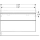 Тумба під умивальник Geberit Smyle Square 1200х480 500.356.00.1