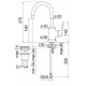 Змішувач для раковини Nobili Blues BS101338/2CR
