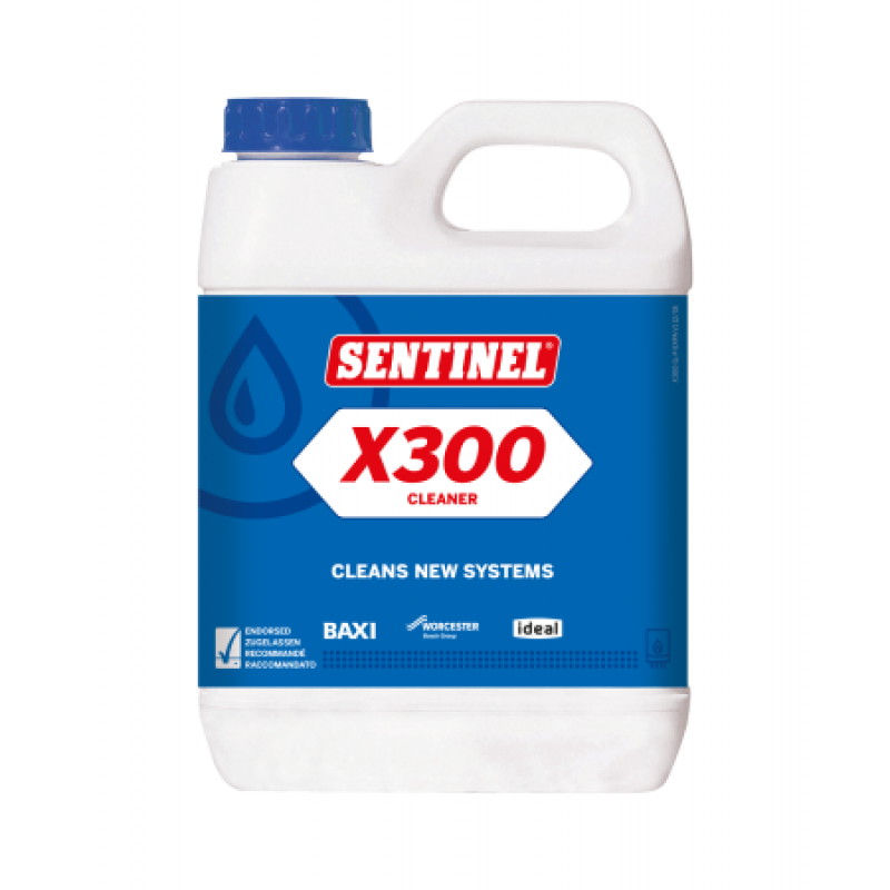 Жидкость для очистки новых систем отопления после монтажа Sentinel X300 М202100025