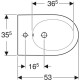 Биде подвесное Geberit iCon 501.898.JT.1