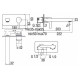 Смеситель для раковины Nobili Lira LR116198/1CR