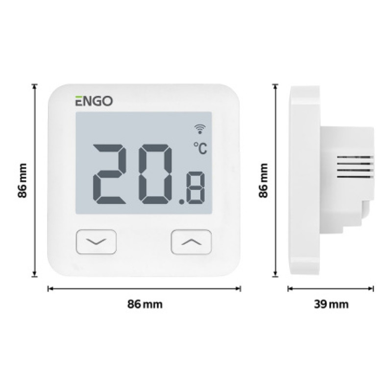 Електронний терморегулятор з WiFi Engo E10W230WIFI 932312902