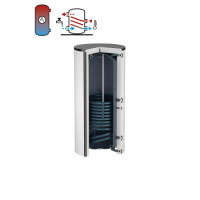 Бойлер косвенного нагрева Flamco Duo 1500 без изоляции 18450