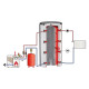 Буферная емкость Flamco PS 1000 без изоляции 18768