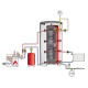 Комбинированная буферная емкость Flamco FWP 500 без изоляции 19373