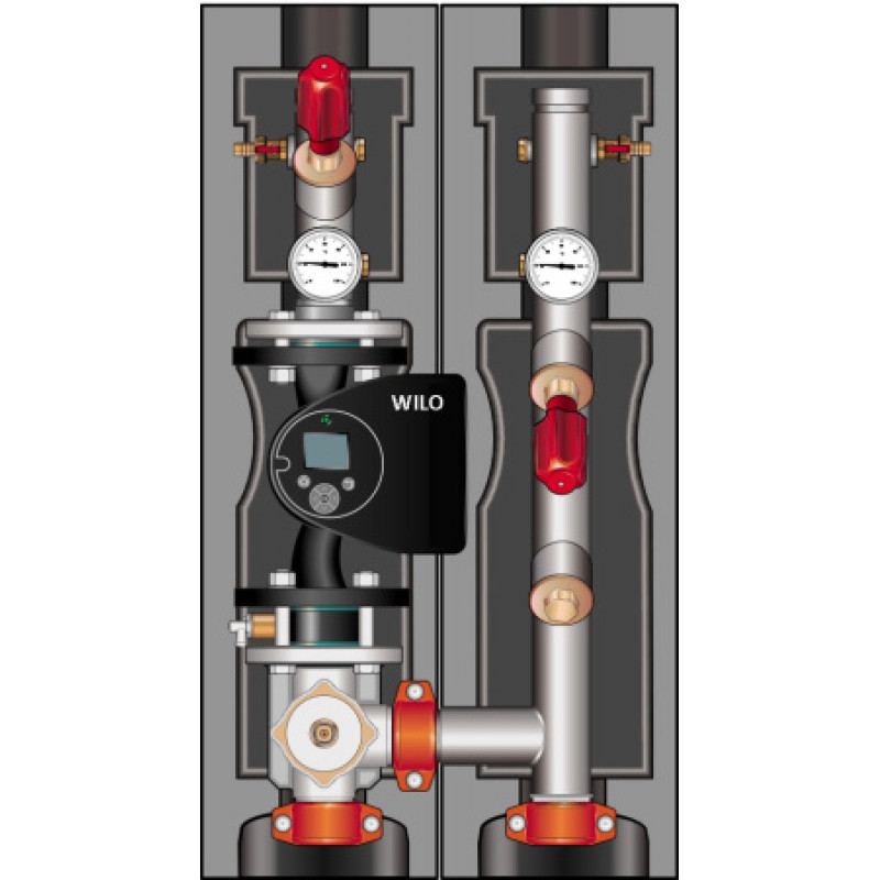 Насосна група Meibes FL-MK 2 1/2" Wilo Stratos 65/1-12 MEIH-66549.12WI
