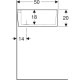 Раковина Geberit Publica 600x500 мм 361360000