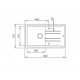 Кухонная мойка Teka STONE 50 B-TG 1B 1D 115330020