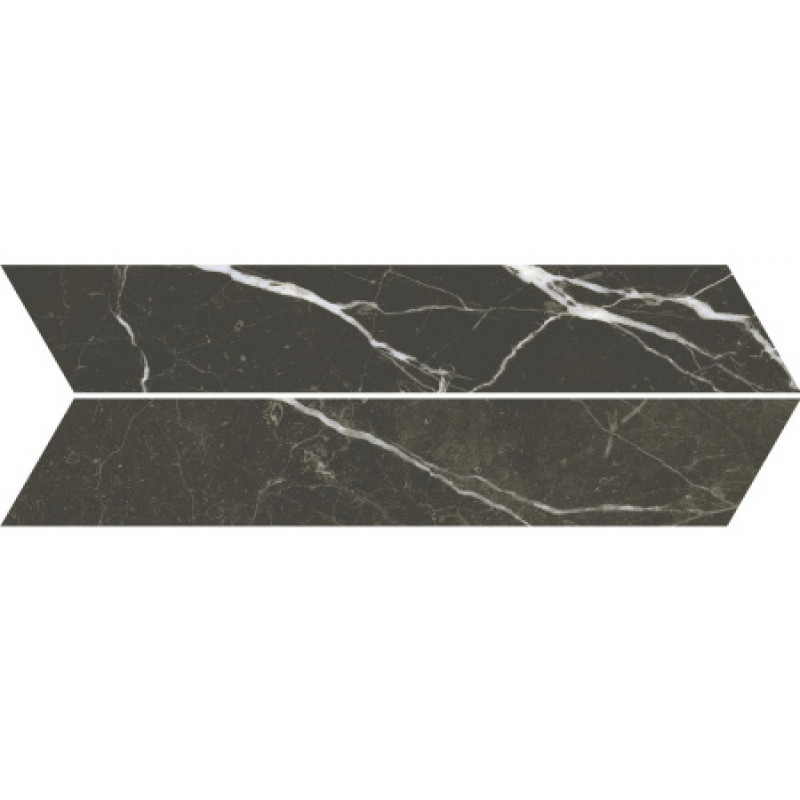 Плитка керамогранитная Blustyle Elite Dark brown 95x540х9,5мм гладкая/глянцевая BGZEL1C