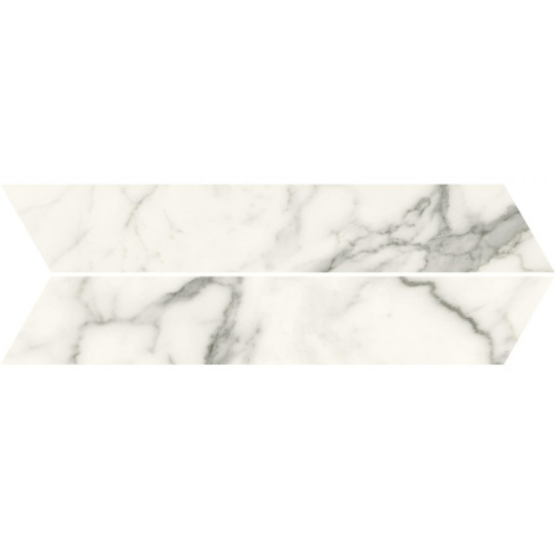 Плитка керамогранитная Blustyle Elite Statuario 95x540х9,5мм гладкая/глянцевая BGZEL5C