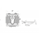 Чаша генуючи Presto Inox AISI 304 (1,0 мм) 71400