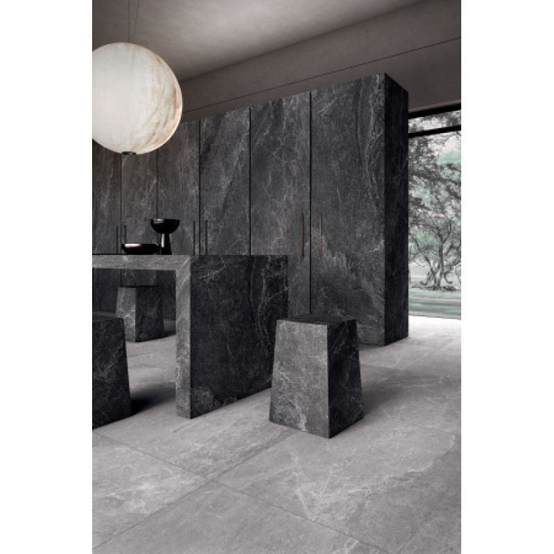 Плитка керамогранитная Cottodeste Advantage skin Silver 1000x1000х3,5мм Kerlite гладкая/матовая EK8AD20