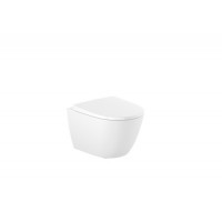 Унитаз подвесной ROCA Ona Compact Rimless + крышка A34H689000