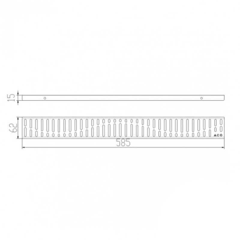 Решетка ACO ShowerDrain C