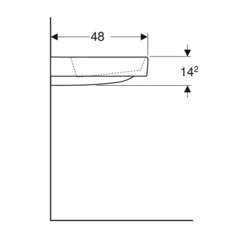 Раковина Geberit One 900x480 мм 505.037.00.1