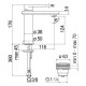 Смеситель для раковины Nobili Dress DS106118/2C14