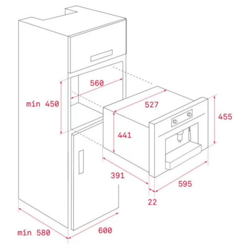 Вбудована кавоварка Teka CLC 855 GM 111630004