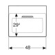 Раковина Geberit One 500x410 мм 505.023.00.1