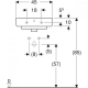Раковина Geberit Selnova Compact 450х170х340 мм 501.561.00.7