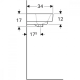 Раковина Geberit Selnova Compact 450х170х340 мм 501.561.00.7