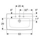 Раковина Geberit Selnova Compact 650х400 мм 501.890.00.7
