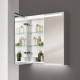 Шкафчик-зеркало с подсветкой Geberit Option 750x700x150 мм 500.205.00.1
