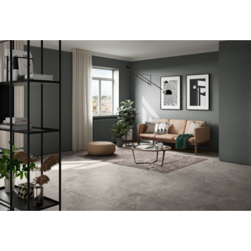 Плитка керамогранитная Panaria Eternity Breach grey 600X1200Х9.5мм гладкая/матовая PGXEN10