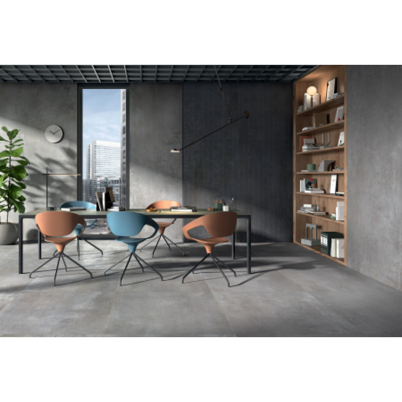 Плитка керамогранитная Panaria Blade Zero3 Plus Chrome 500X1000Х3.5мм гладкая/матовая PZ9BL00