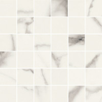 Плитка керамогранитная Panaria Eternity Statuario white\Breach grey, декор мозаика gems A 300X300Х9.5мм гладкая/глянцевая PGZEN50