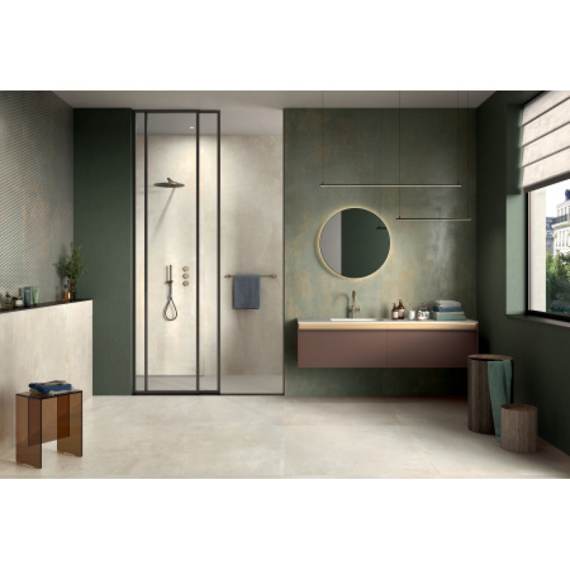 Плитка керамогранитная Panaria Blade Zero3 Plus Oxide 500X1000Х3.5мм гладкая/матовая PZ9BL10