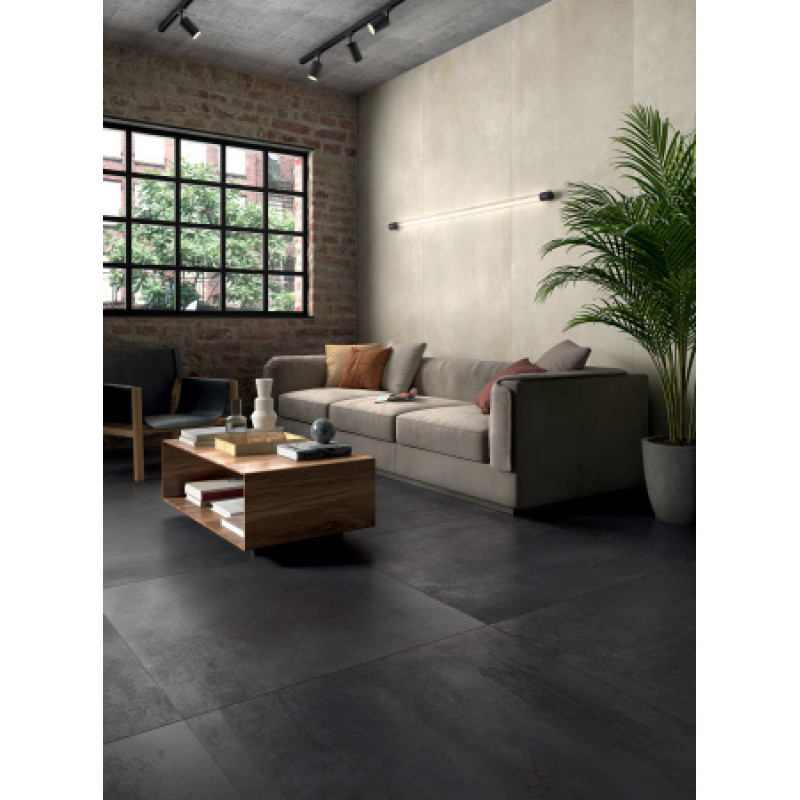 Плитка керамогранитная Panaria Blade Zero3 Plus Petrol 500X1000Х3.5мм гладкая/матовая PZ9BL20
