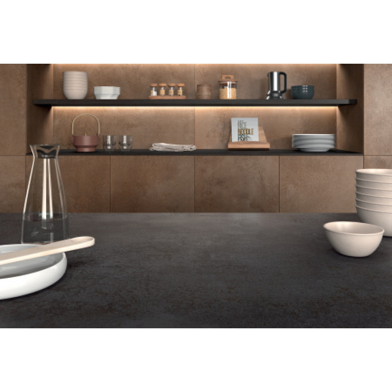 Плитка керамогранитная Panaria Blade Zero3 Plus Rust 500X1000Х3.5мм гладкая/матовая PZ9BL30