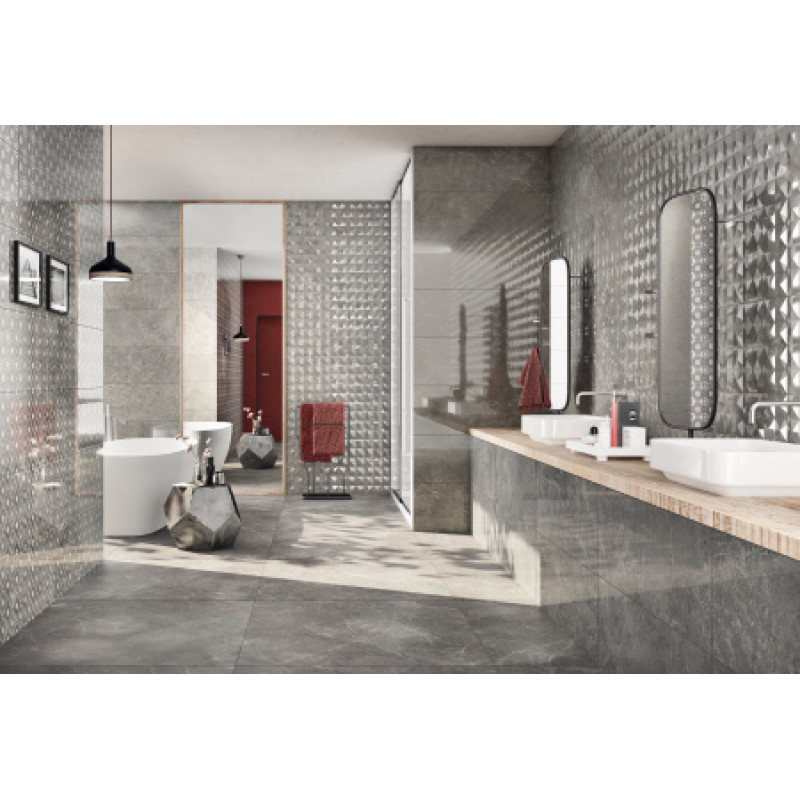 Плитка керамогранітна Panaria Trilogy Zero3 Sandy grey 3000X1000Х5.5мм гладка/глянсова PZ7TYX3