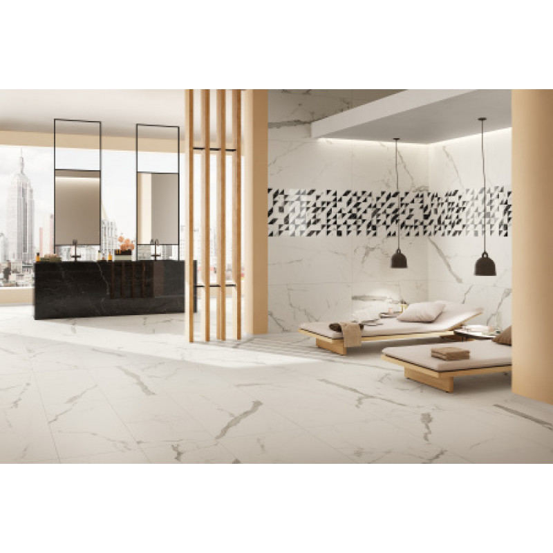 Плитка керамогранітна Panaria Eternity Statuario white 300X600Х9.5мм гладка/матова PGVEN20