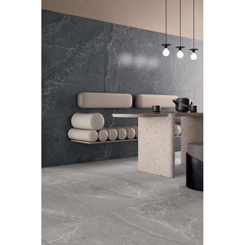 Плитка керамогранитная Blustyle Advantage Graphite 600x1200х20мм структурная/матовая BGXAD51
