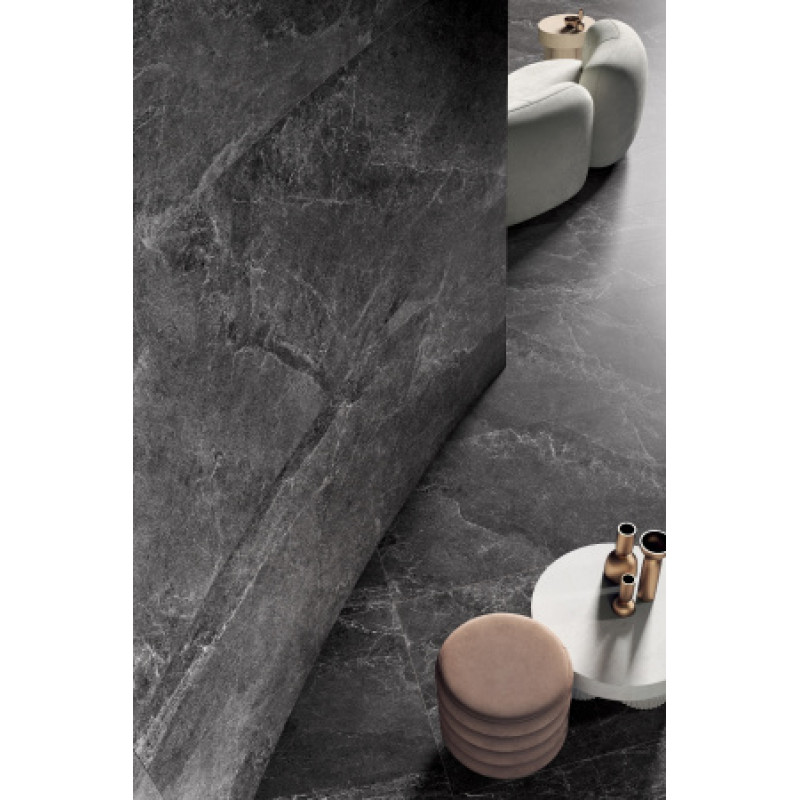 Плитка керамогранитная Cottodeste Advantage skin Graphite 500x1000х3,5мм Kerlite гладкая/матовая EK9AD10