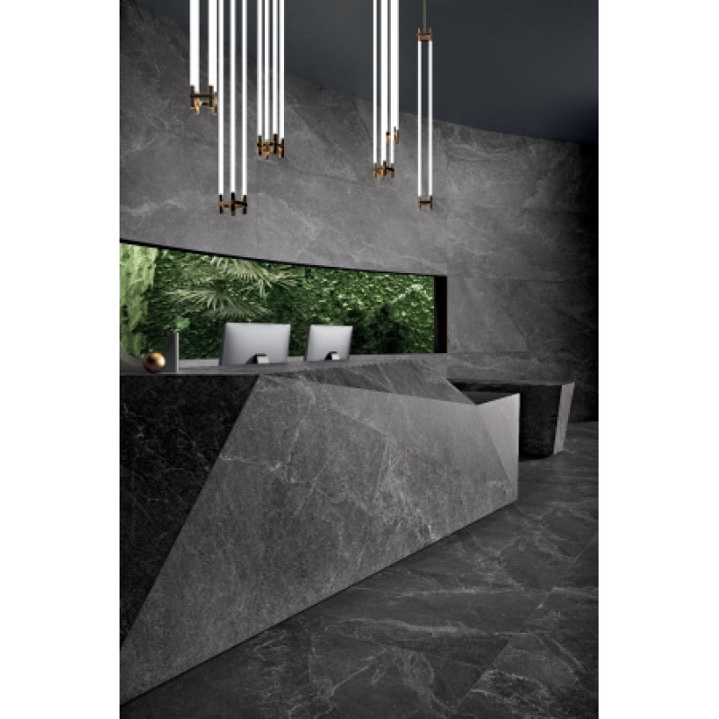 Плитка керамогранитная Cottodeste Advantage skin Graphite 1000x1000х3,5мм Kerlite гладкая/матовая EK8AD10
