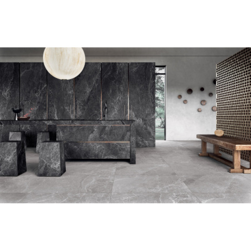Плитка керамогранітна Cottodeste Advantage skin Graphite 1000x3000х3,5мм Kerlite гладка/матова EK7AD10