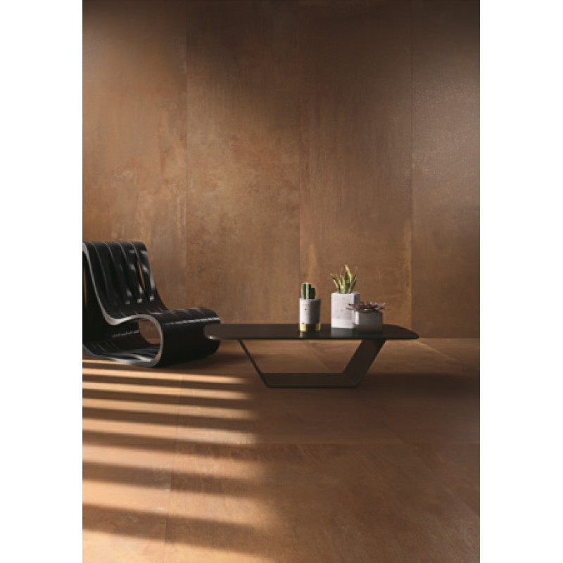 Плитка керамогранітна Cottodeste Metal Corten 1000x1000х5,5мм гладка/матова Kerlite EK8ME00