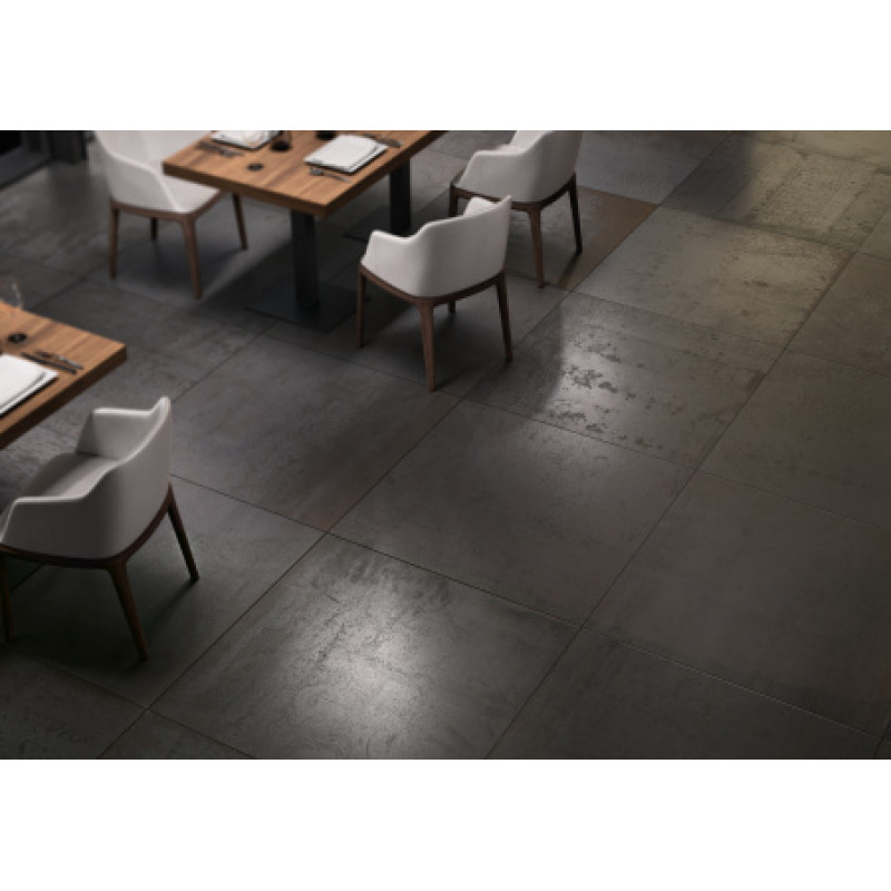 Плитка керамогранітна Cottodeste Metal Iron 1000x1000х5,5мм Kerlite гладка/матова EK8ME10