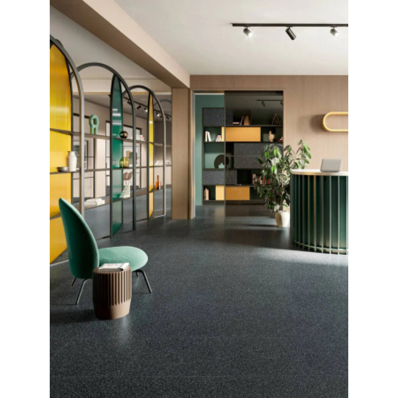 Плитка керамогранітна Refin Flake Black small 600x600х9мм гладка/матова soft ND95