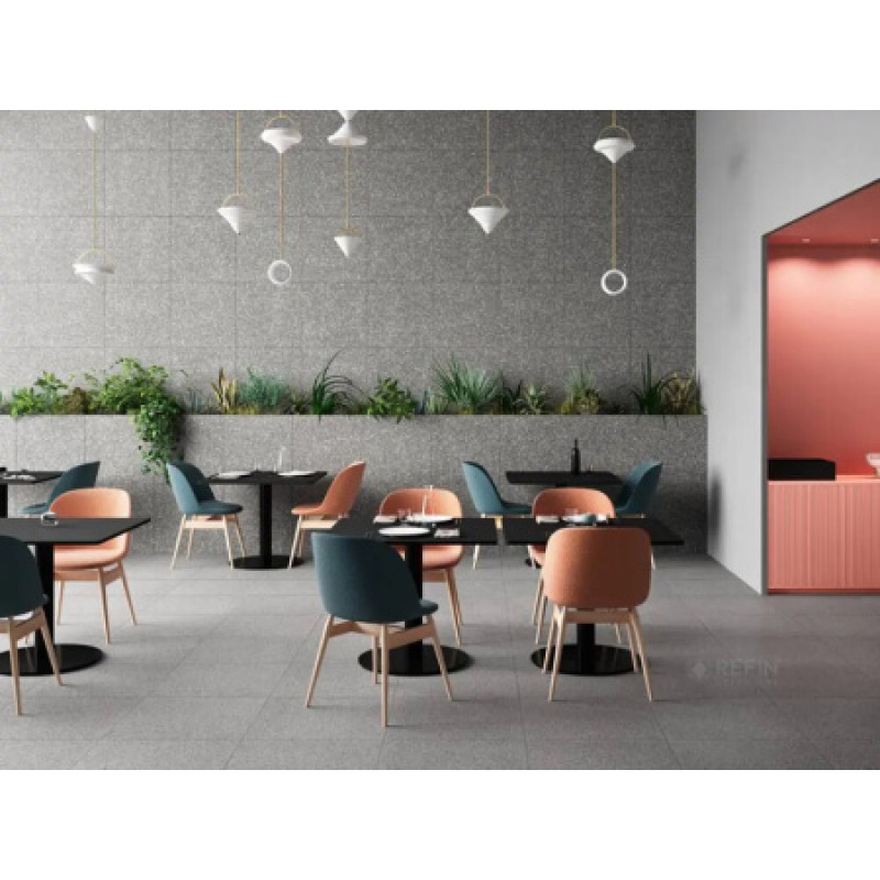 Плитка керамогранітна Refin Flake Dark small 600x600х9мм гладка/матова soft MK67