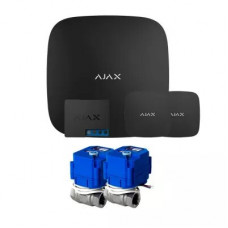 Комплект SMARTSYSTEMS Hub2 Mastino 1/2" DUOAjax Hub2 + LeaksProtect (2шт) + WallSwitch + 2 Кран шаровой с электроприводом Mastino 220В 1/2" 007702