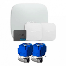 Комплект SMARTSYSTEMS Hub2 Mastino Light 3/4"Ajax Hub2 + LeaksProtect (2шт) + WallSwitch + 1 Кран шаровой с электроприводом Mastino 220В 3/4" 007703
