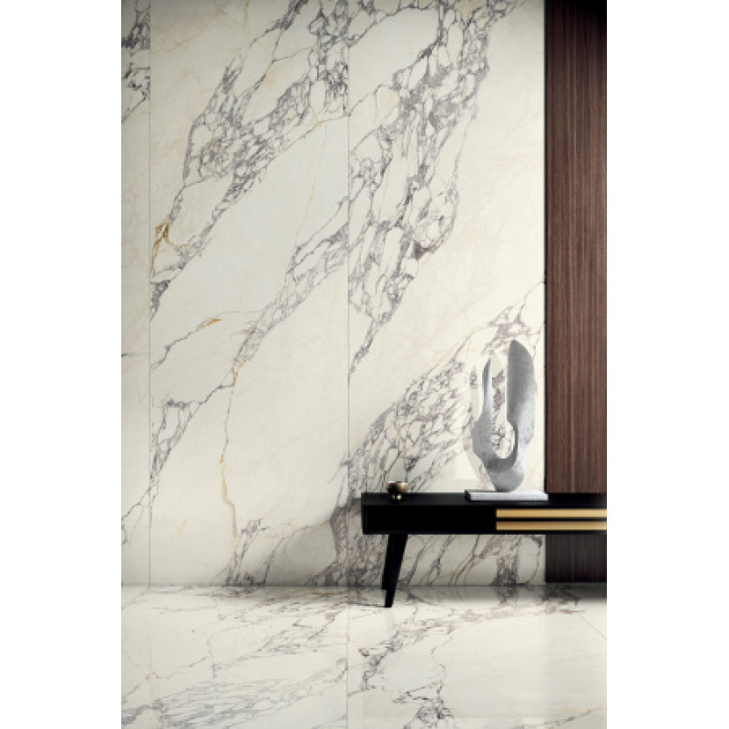 Плитка керамогранитная Cottodeste Starlight skin Corchia arabesque 1000x1000х3,5мм Kerlite гладкая/глянцевая EK8SL25